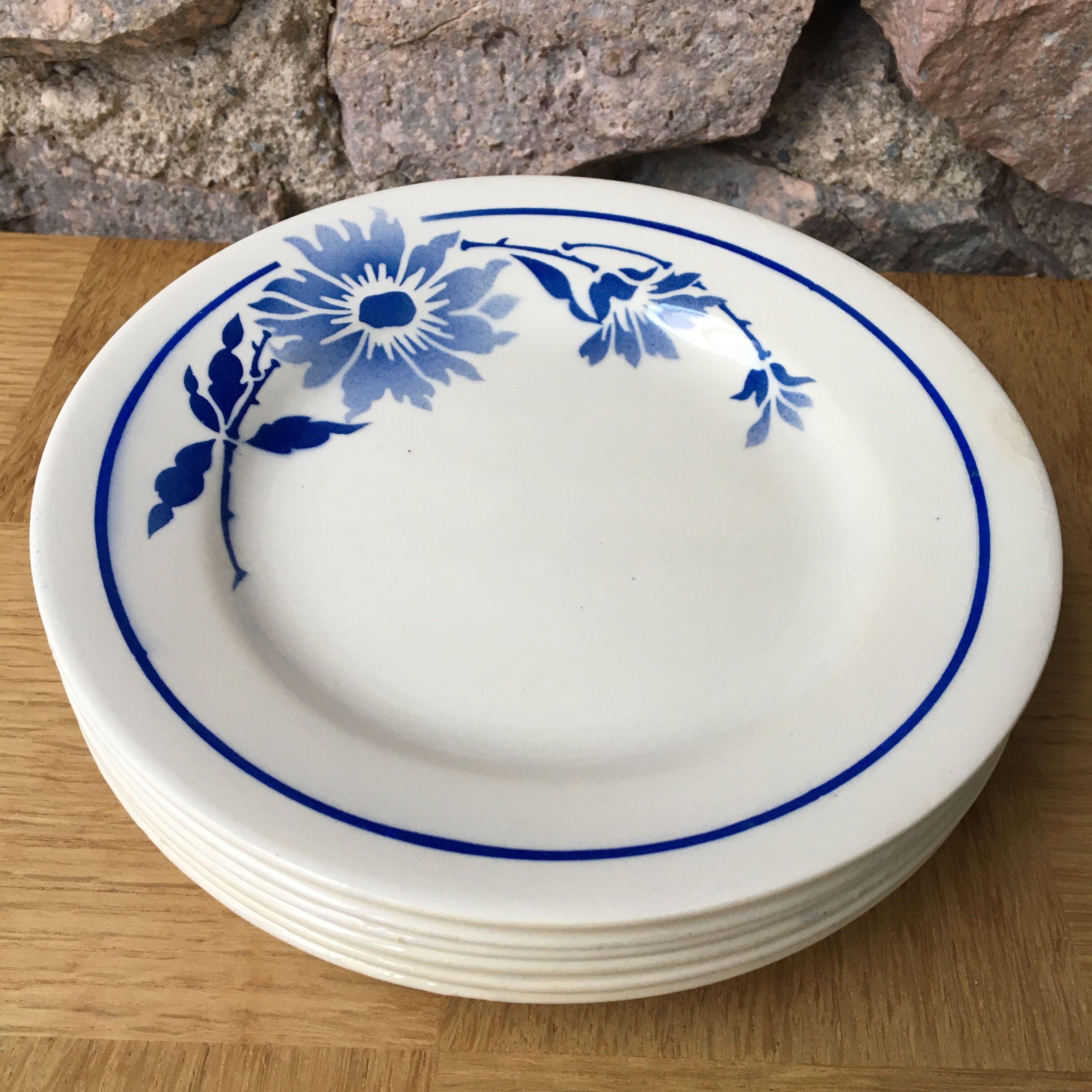 set of 6 dessert plates SOLEA Mills of Wolves