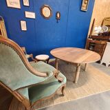 Vintage farmhouse coffee table with flaps