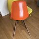 4 Chaises Charles & Ray Eames Herman Miller DSW orange