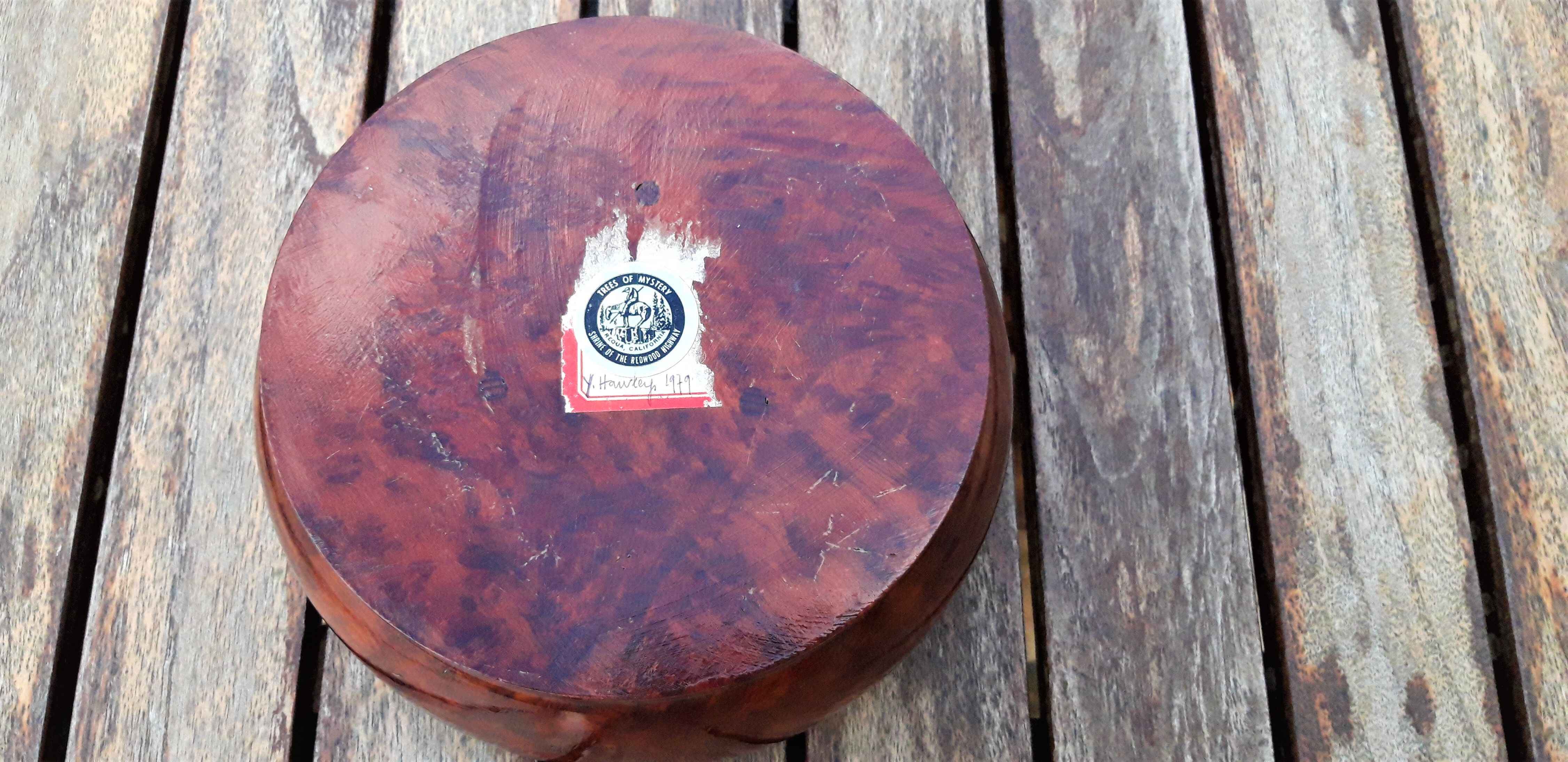 California wooden cup