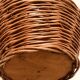 Large 50 cm wicker jar from the 60s and 70s