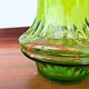 Bouteille Empoli Mid-Century en verre vert