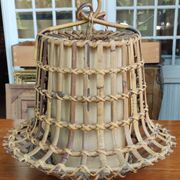 Large rattan suspension in the 1960s