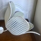 Vintage canine rattan hanging