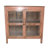 Teak glass buffet