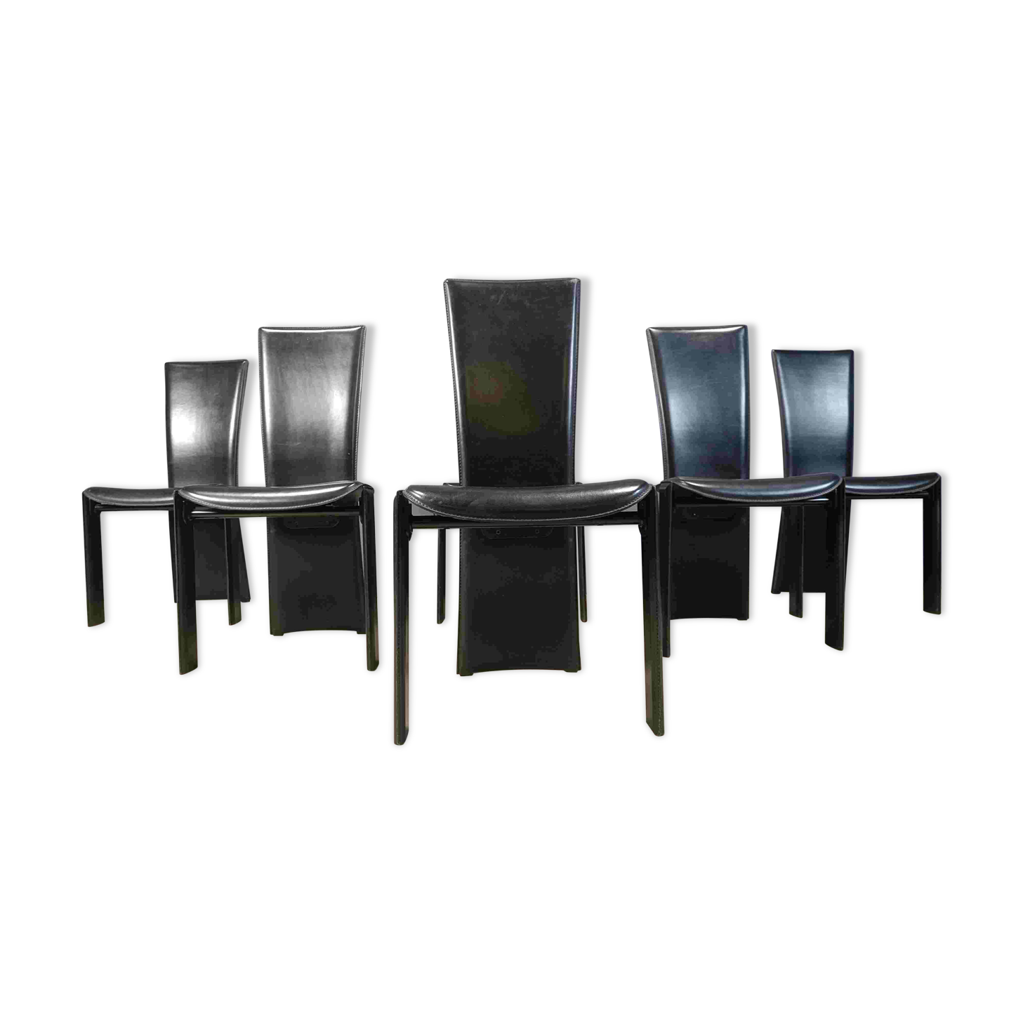 Vintage dining chairs by Pietro costantini, 1980s, set of 6