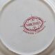 Shallow dish red iron clay Onnaing - Narcisse model