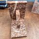 Antique pink marble bookends – Vintage Art Deco pair