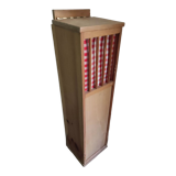 Vintage wood bread hutch