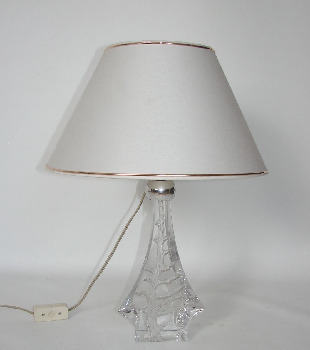 Daum Nancy lamp, France 1970s