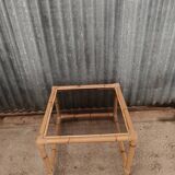 Table basse bambou / rotin