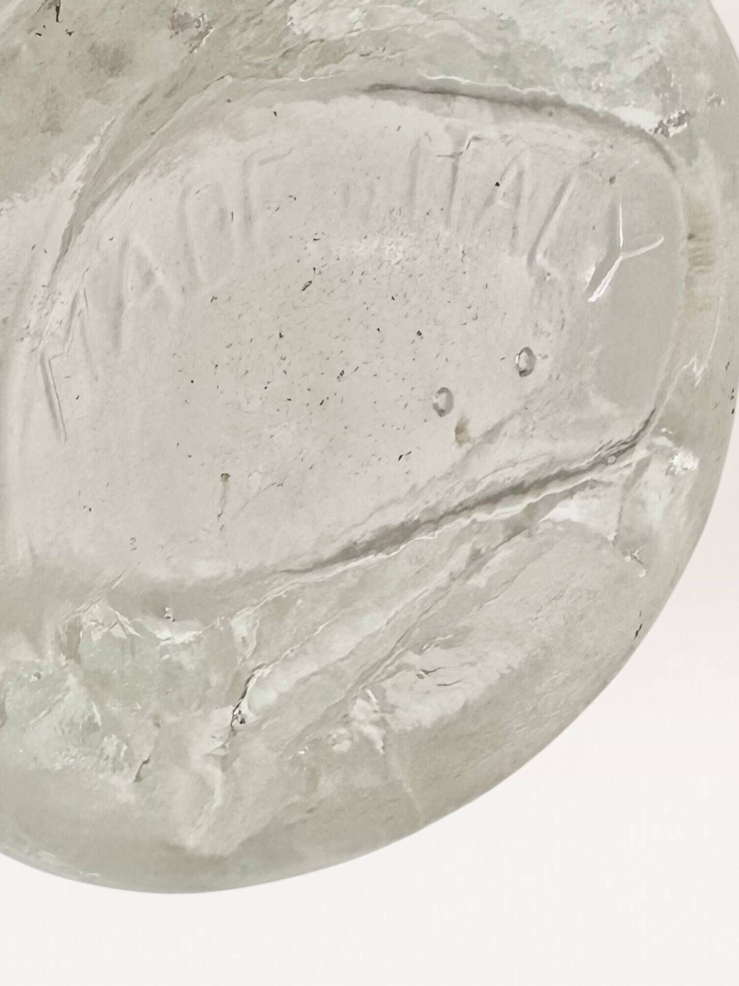 Moulded glass duck carafe