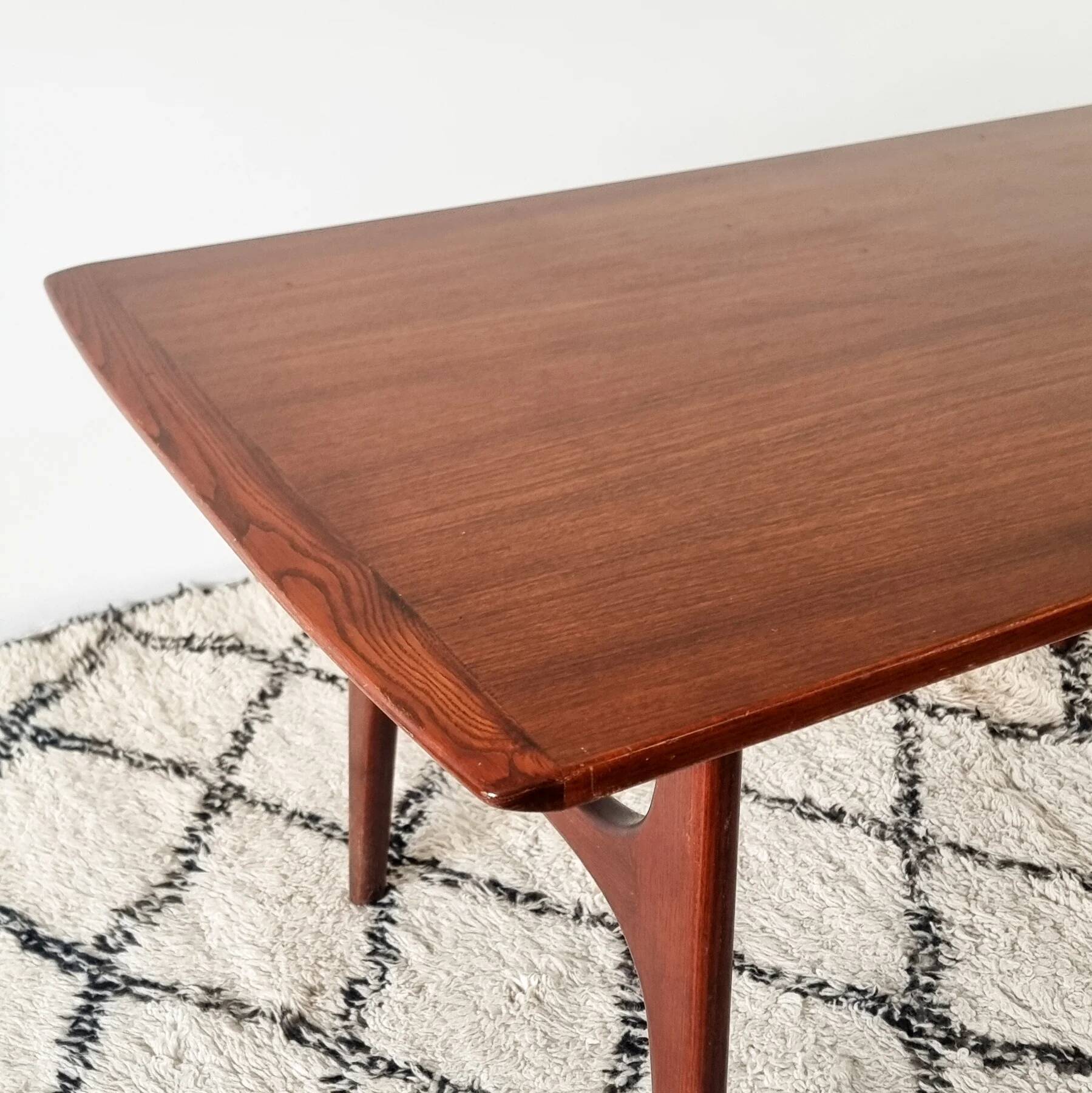 Table basse suédoise mid-century Westbergs Möbler, Tranås