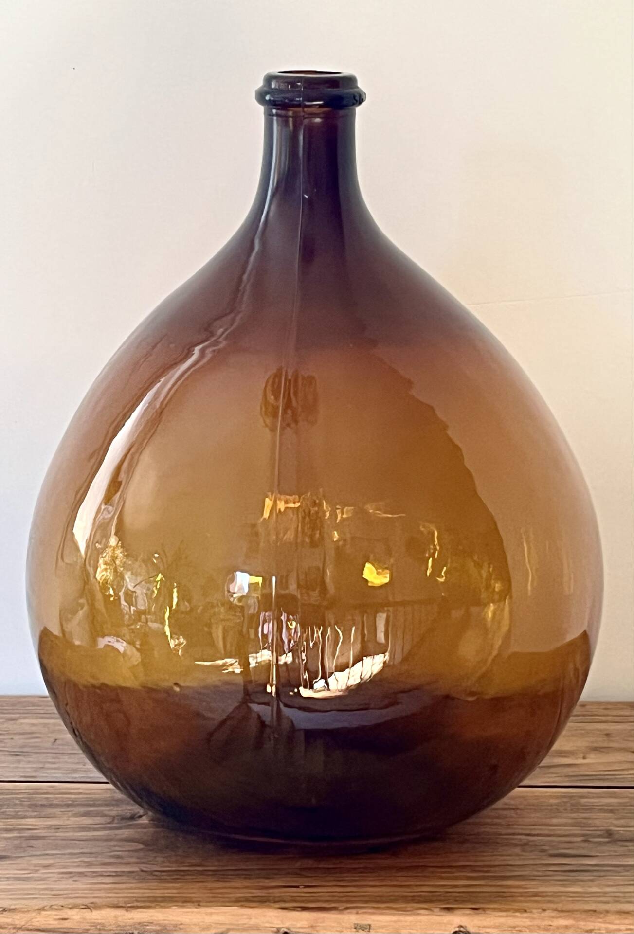 Amber demijohn 10L