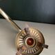 Duo of vintage neoclassical brass wall lamps 1960
