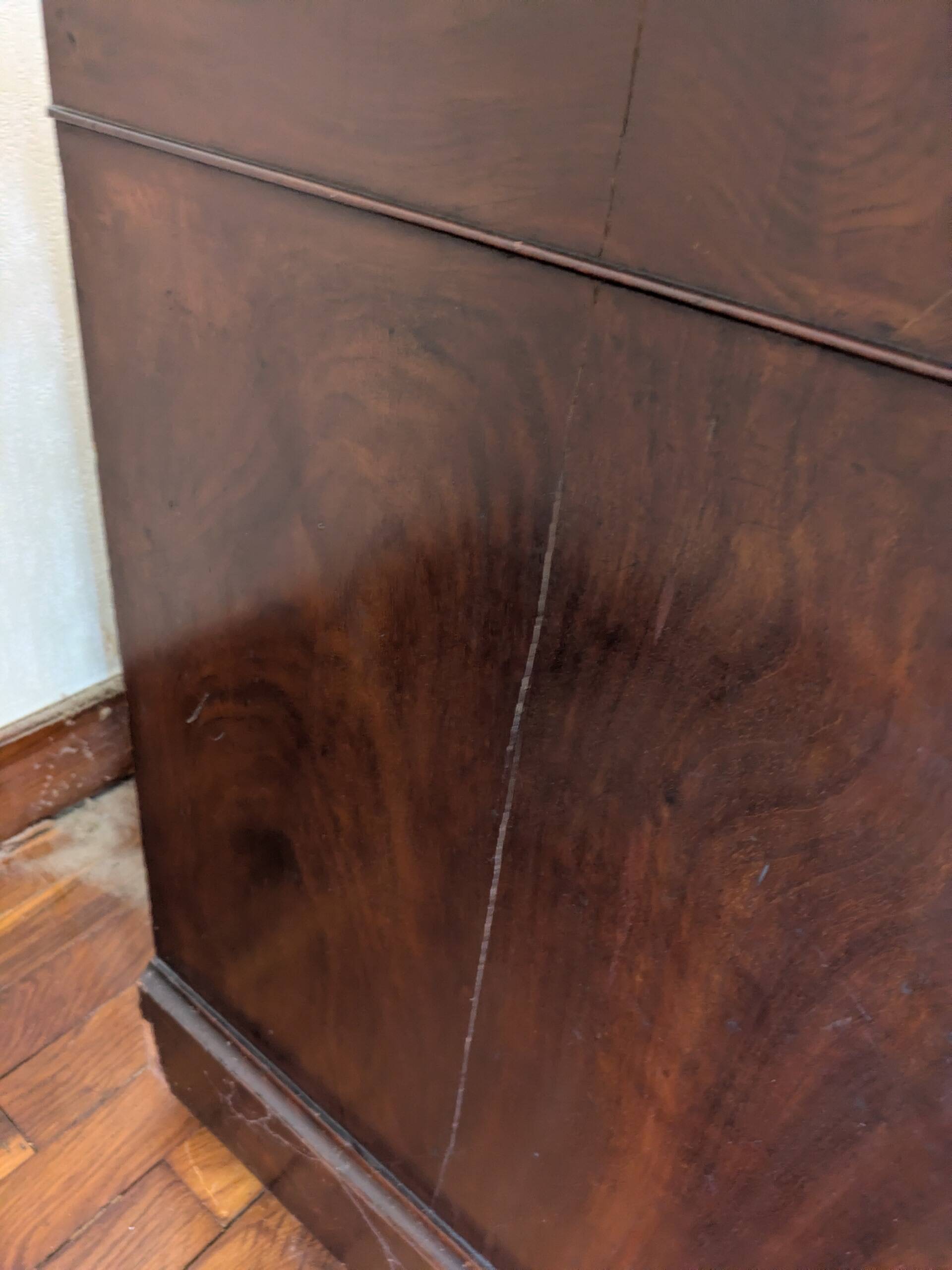 Commode bureau d'époque – Début XXᵉ siècle avec plateau en marbre