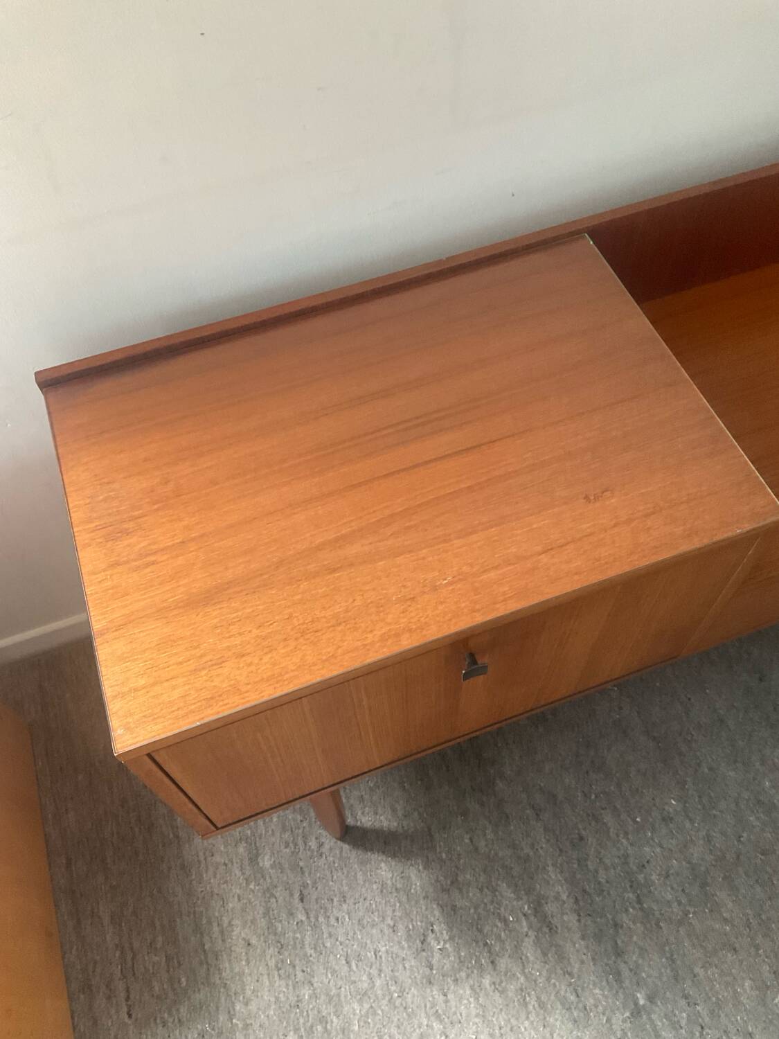Console, Scandinavian teak sideboard, 1960s