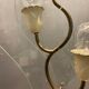 Italian hanging lamp in Etched Glass by Pietro Chiesa
