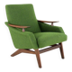mid century teak Armchair 'Breda' | - fully restored + new upholstery