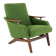 mid century teak Armchair 'Breda' | - fully restored + new upholstery