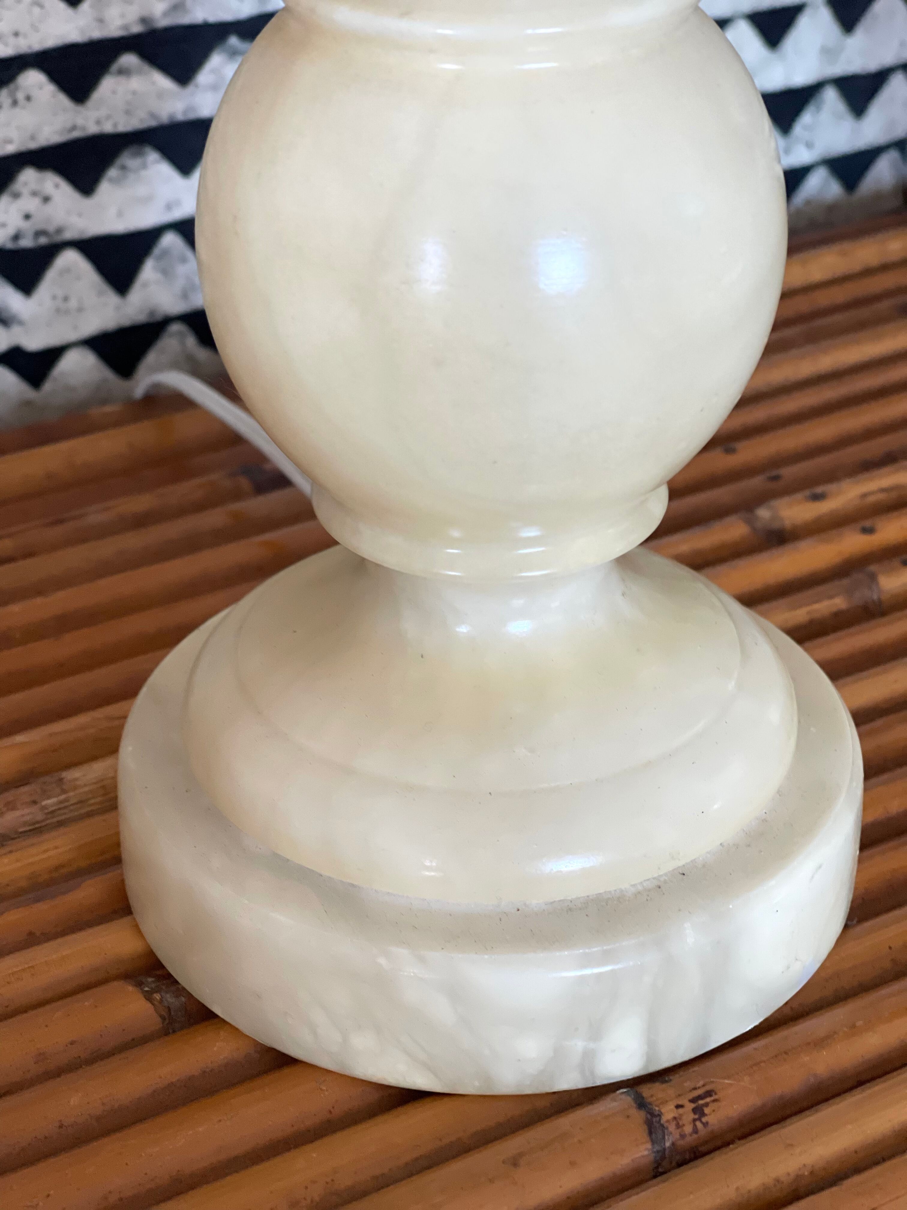 Alabaster lamp 1970