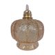 Amber glass lamp