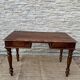 Bureau 2 tiroirs en bois acacia style colonial