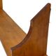 Vintage wooden wall rack bookshelf