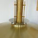 rare danish ceiling lamp by T H Valentiner in brass with 70 cm diameter
