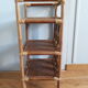 Light rattan shelf with canning