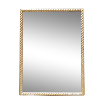 Antique gilded wood mirror 70cm x 52cm