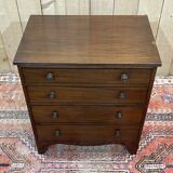1930s English mahogany chest of drawers