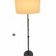 Lampadaire Space Age design 1970  Abat-jour Ø48cm