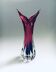 Czech Crystal Art Glass Beak Vase by Jozef Hospodka for Chribska Glassworks, 1950s