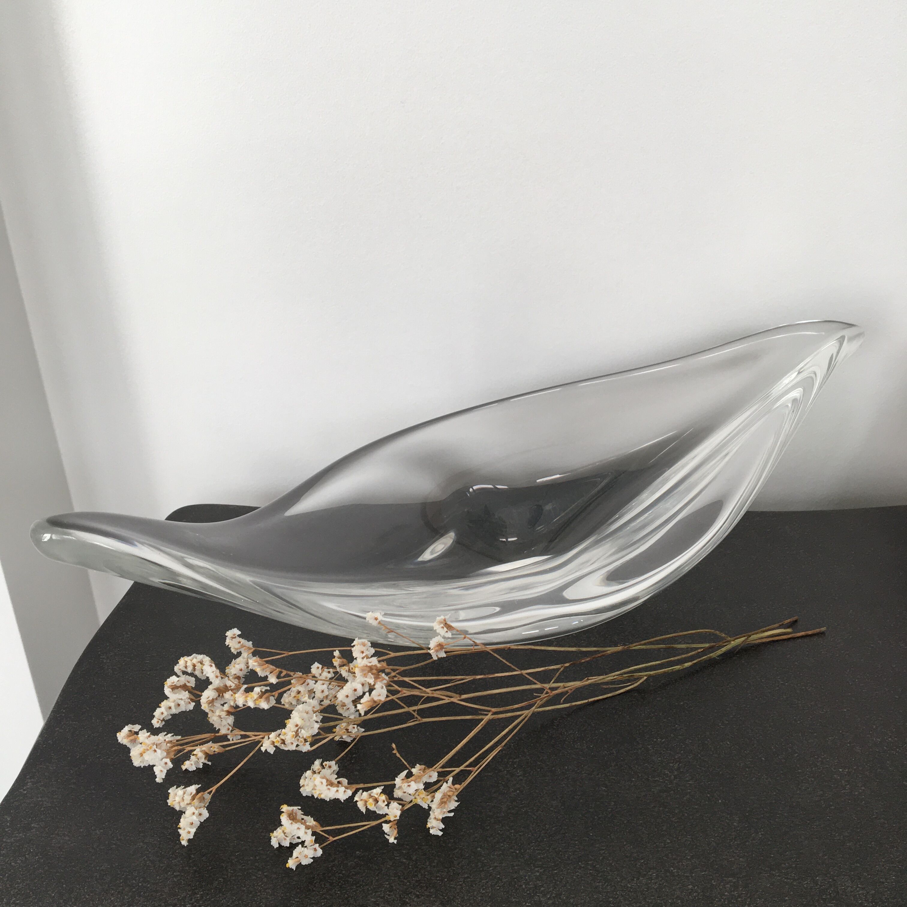 Coupe xl cristal étiré estampillé sèvres