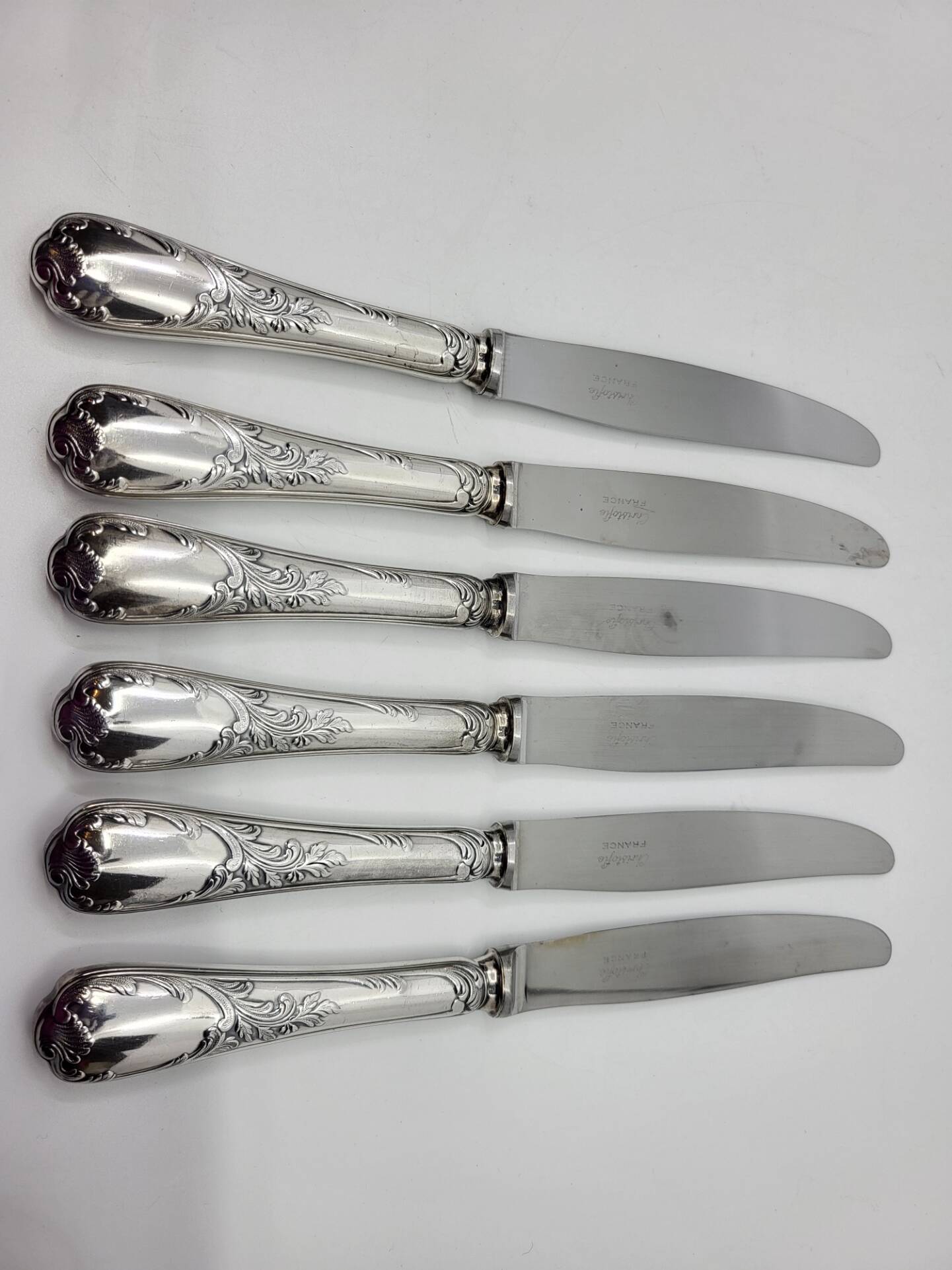 Christofle silverware model Marly (set of 24) France