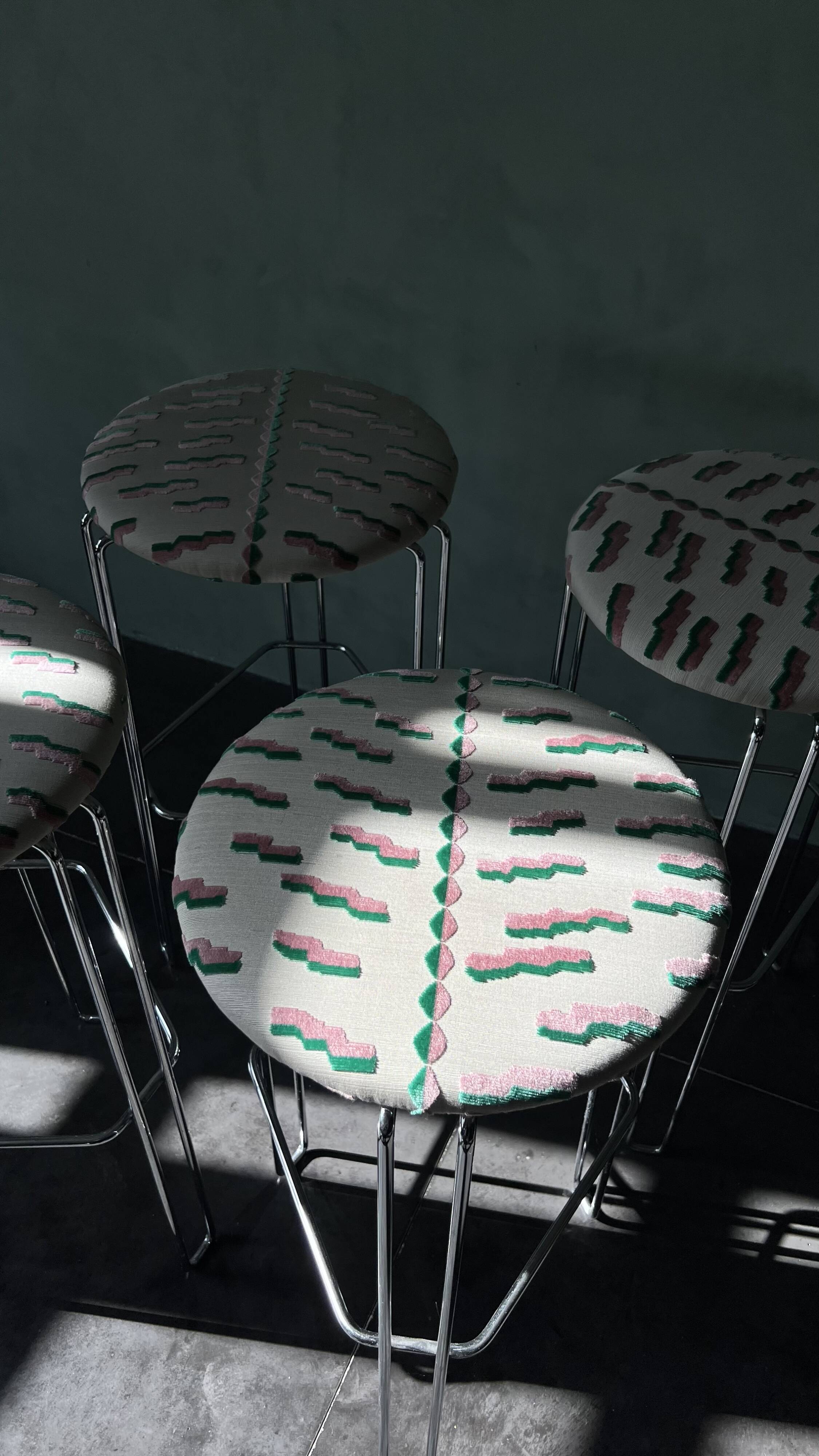 Tabourets de bar studio Tecnico Bononia, années 70