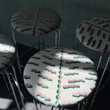 Tabourets de bar studio Tecnico Bononia, années 70