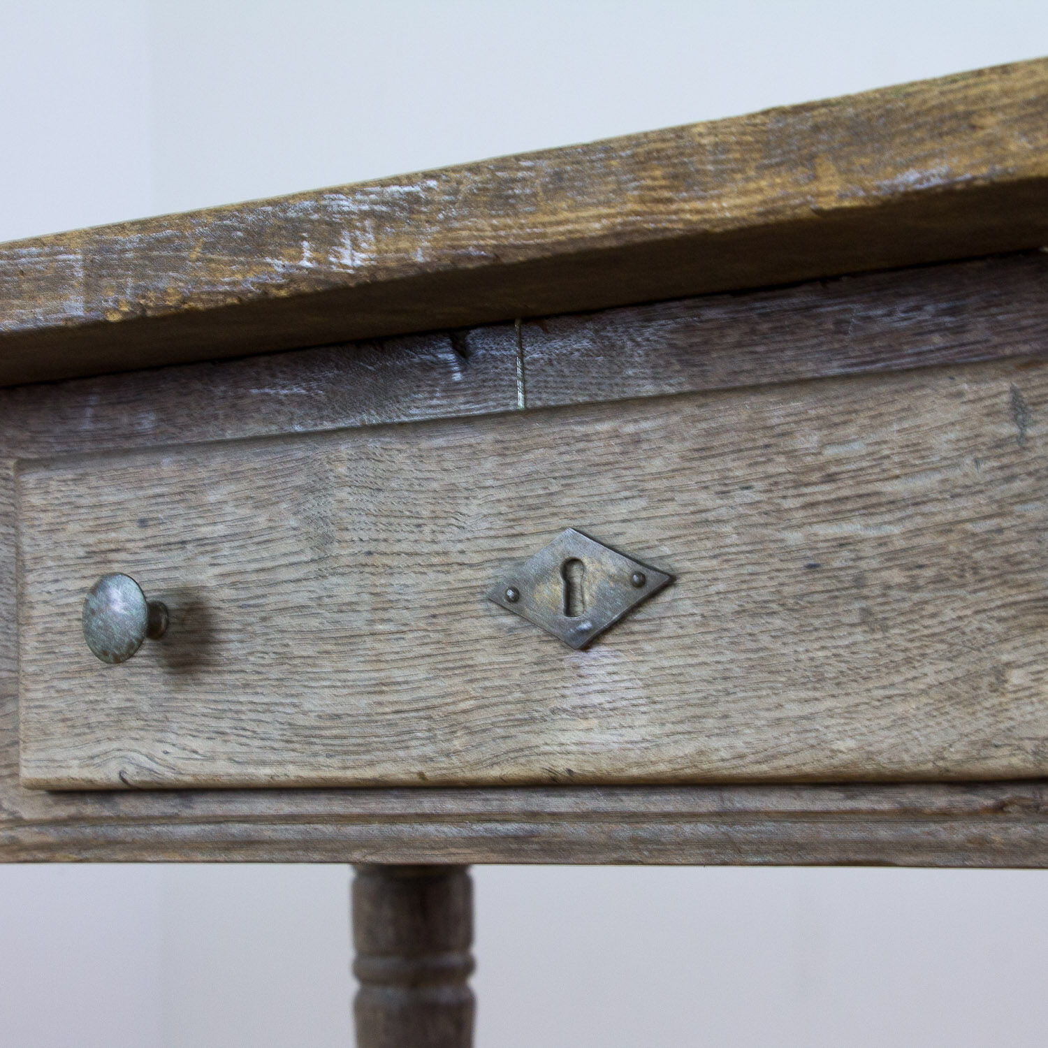 Rustic Farmhouse table with tiles