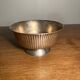 Silver metal stand bowl