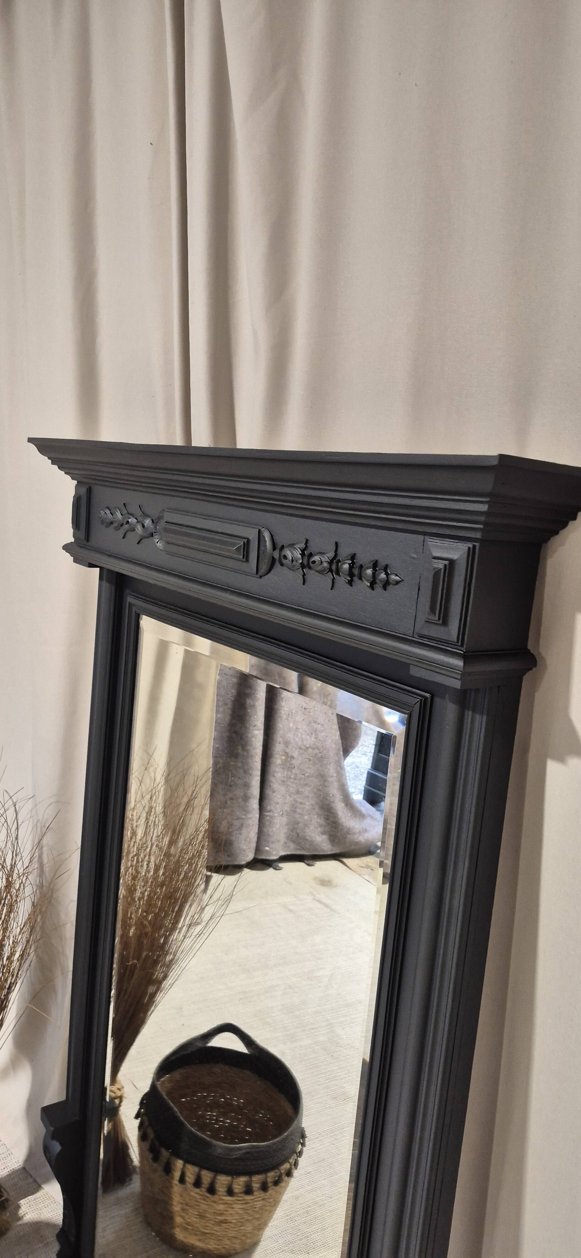 Antique bevelled mirror