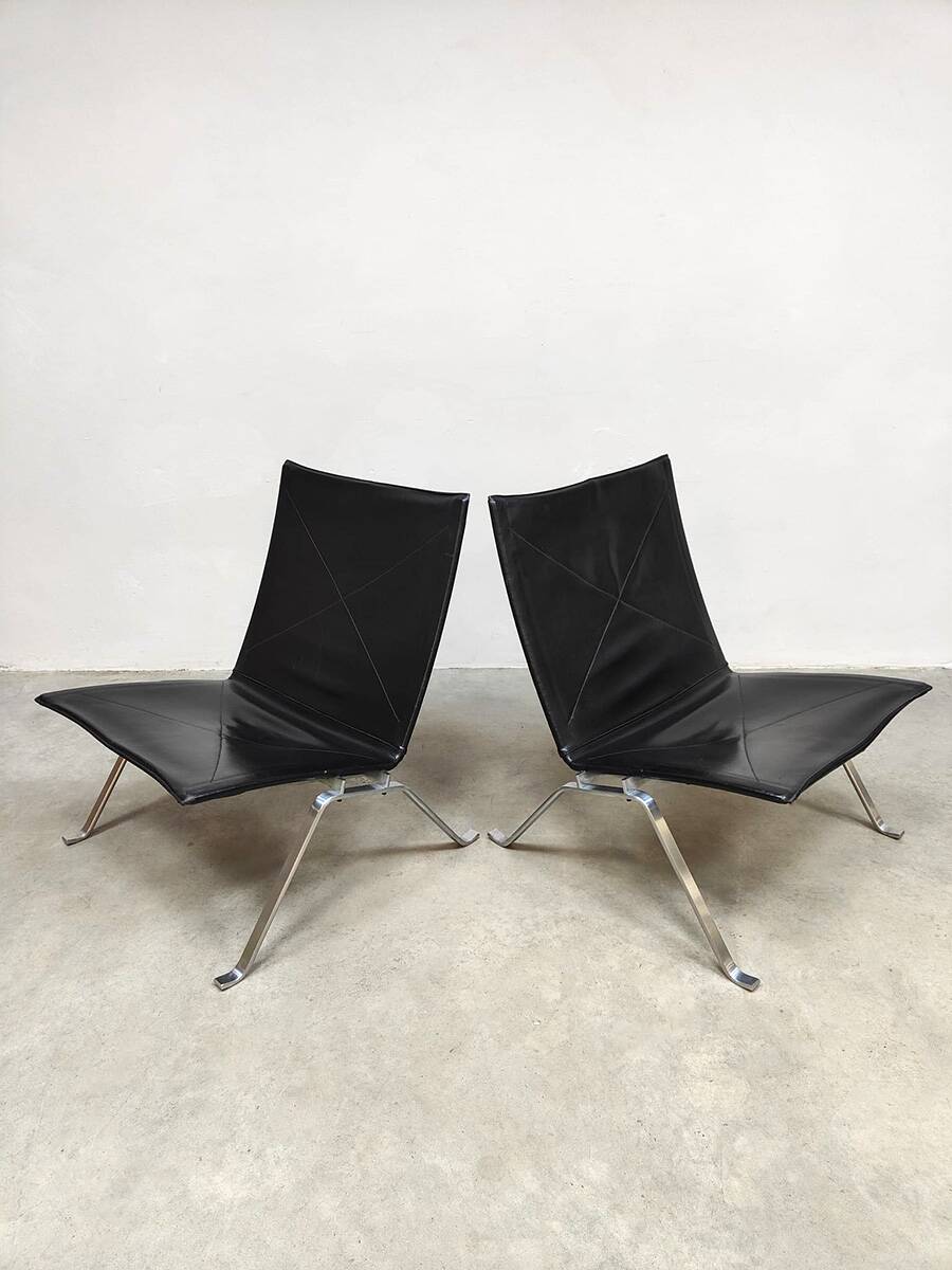Danish vintage lounge chair PK-22 Poul Kjærholm Fritz Hansen