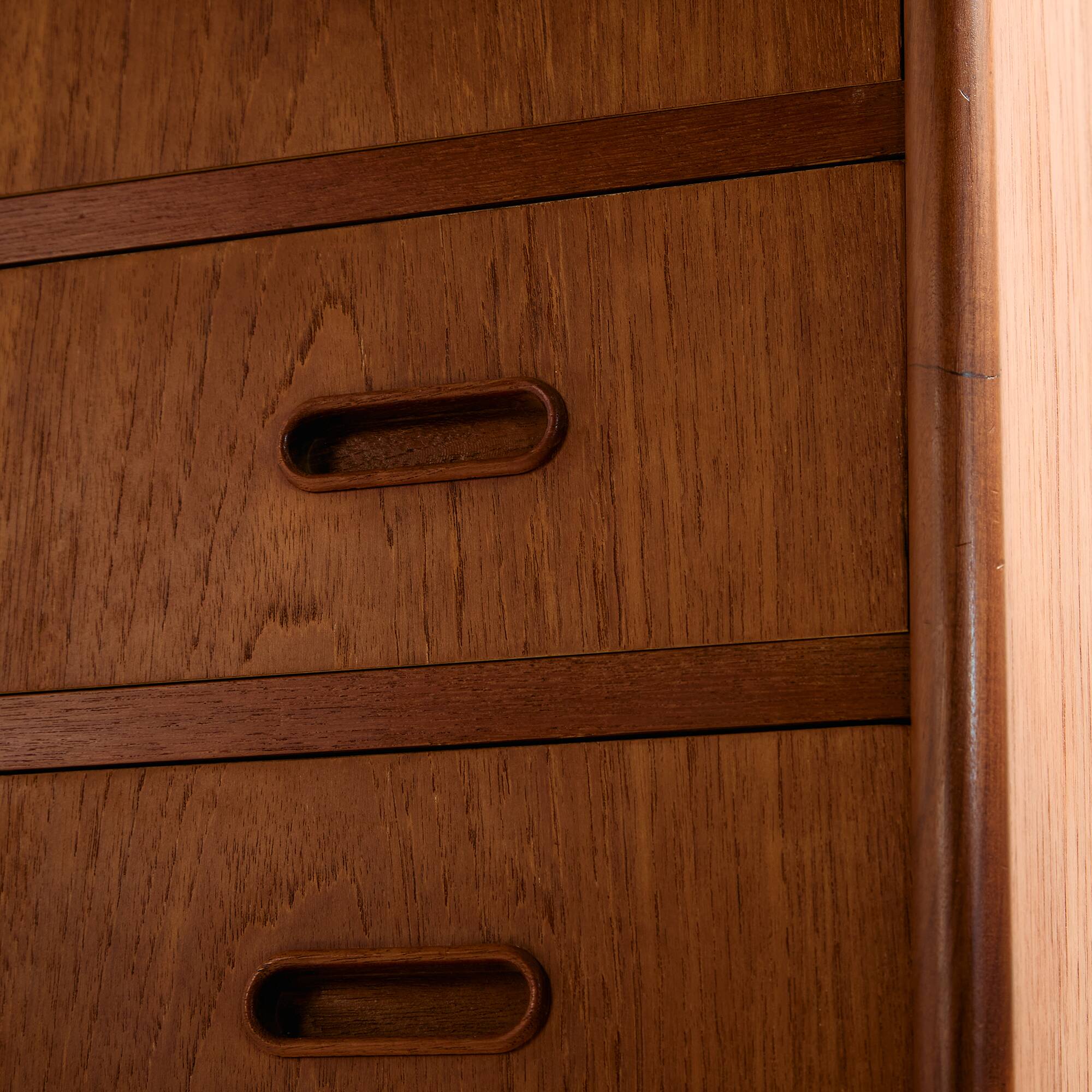 Restored teak dresser