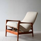 Scandinavian teak armchair by Alf Svensson for DUX