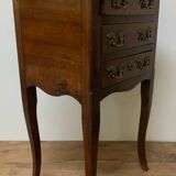 Louis XV style bedside in walnut