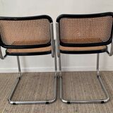 Pair of chairs Marcel Breuer Cesca B32