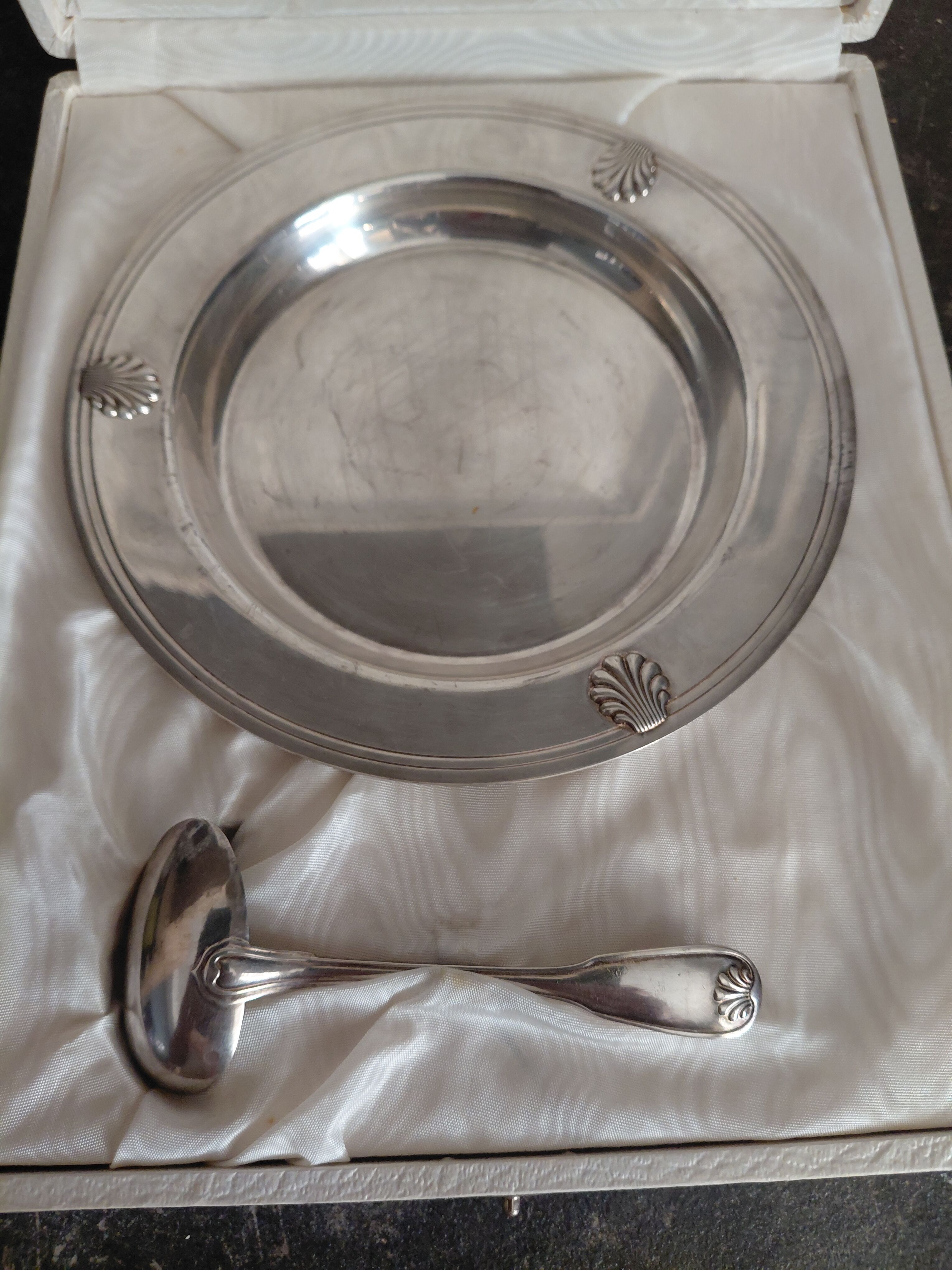 Coffret assiette a bouillie et sa cuillère