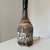 Vintage Danish stoneware table lamp by Birte Vedel Howards, 1960s