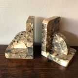 Old marble bookends