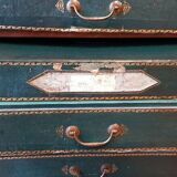 Storage unit, mahogany cardboard box